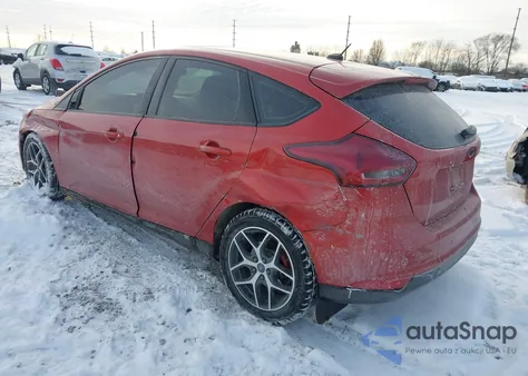 2018 Ford Focus Sel из США, поврежденный, VIN 1FADP3M23JL301538